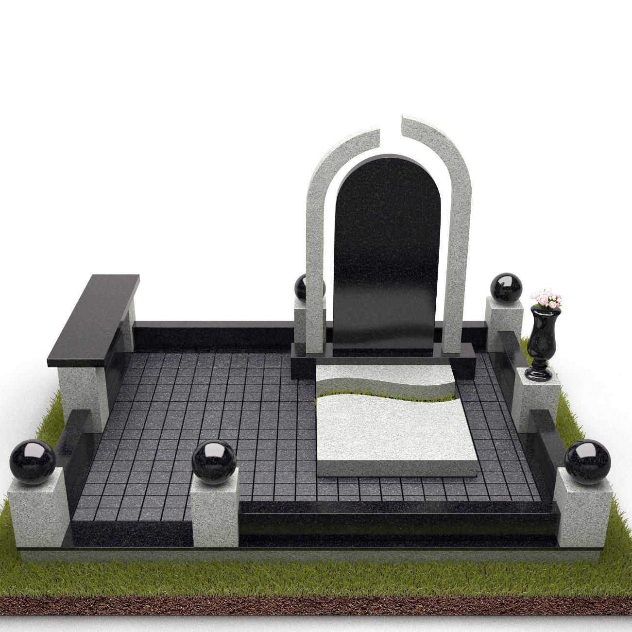 Надгробный комплекс с аркой