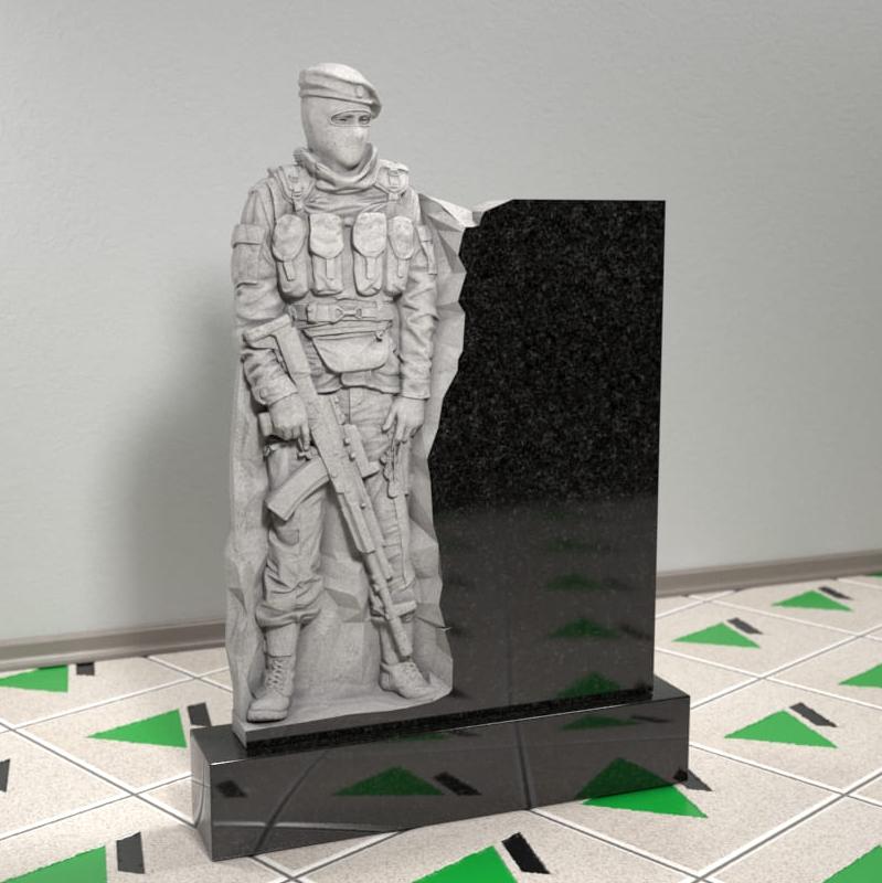 Скульптура памятник военного 13138
