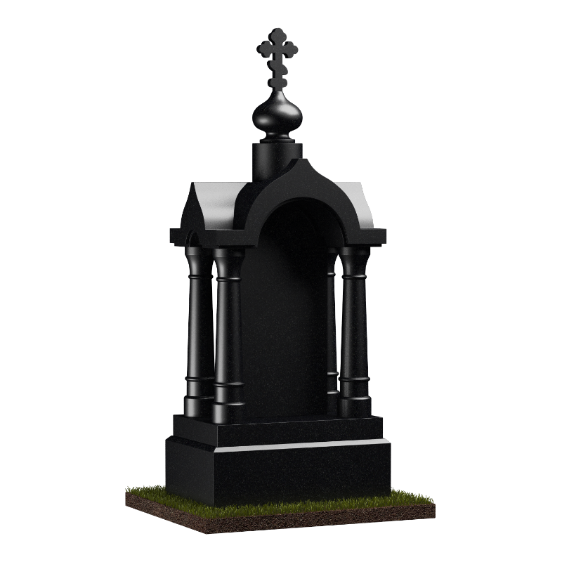 Часовня на могилу с крестом