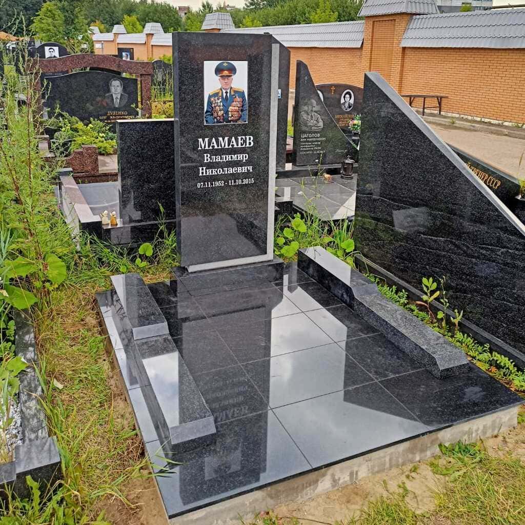 традиционный памятник прямоугольный