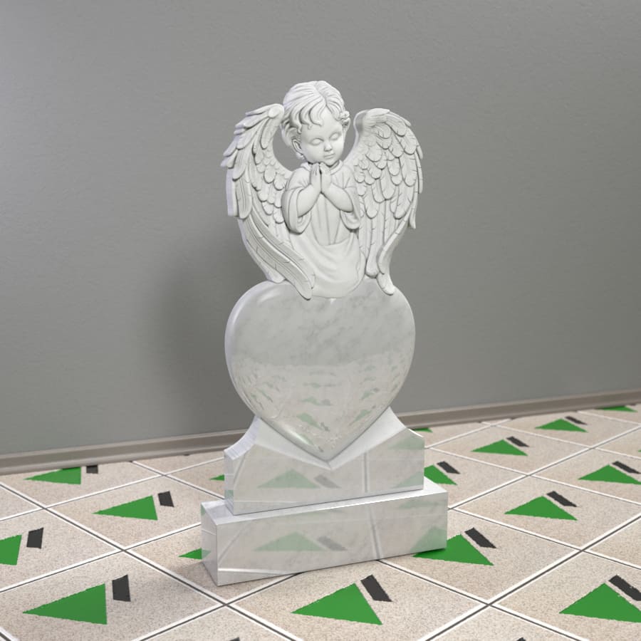 Памятник с ангелом детский 13917