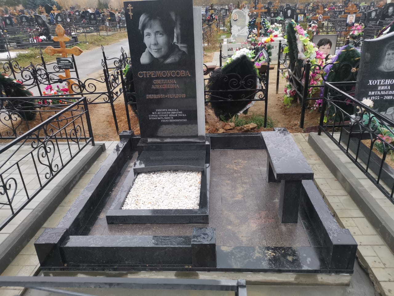 традиционный памятник прямоугольный