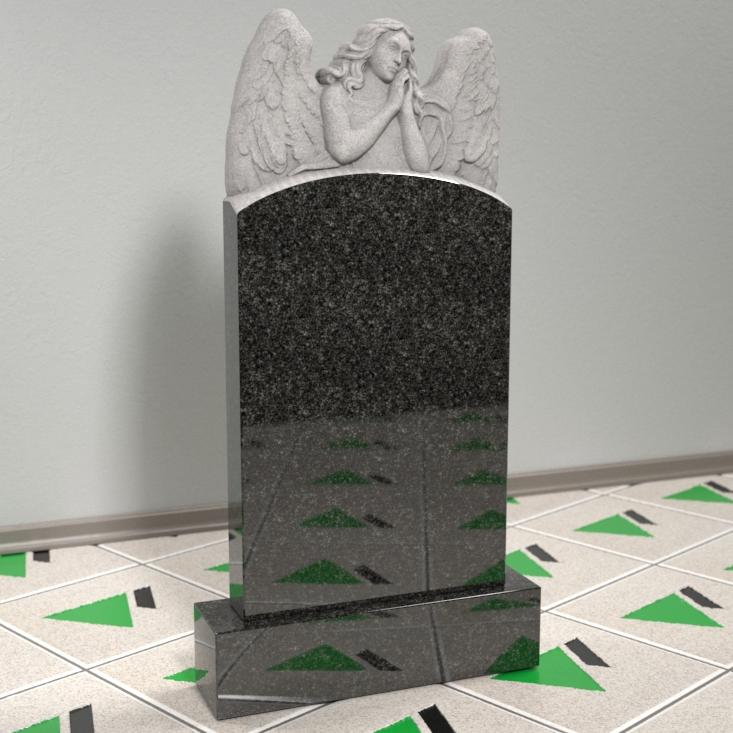 Памятник ангел с крыльями резной