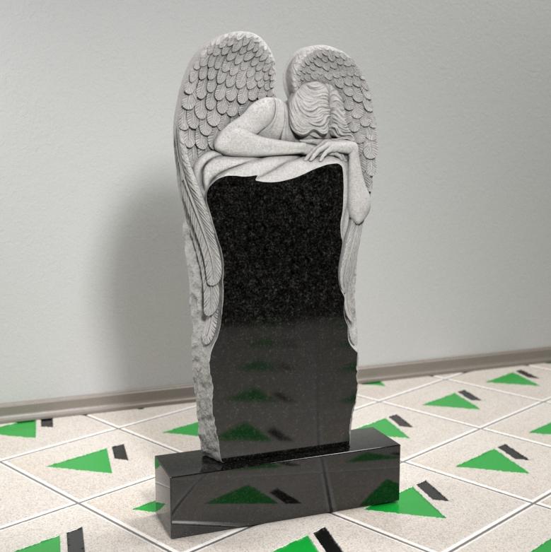 Памятник с ангелом на могилу 13702