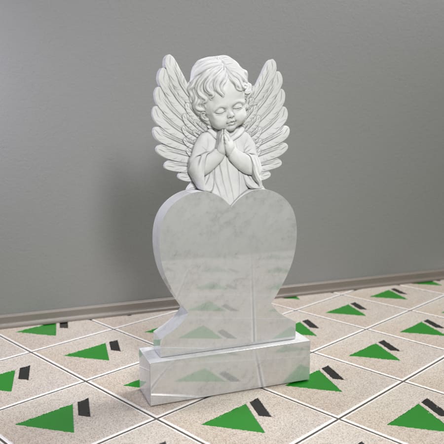 Ангелок на могилу памятник 13913