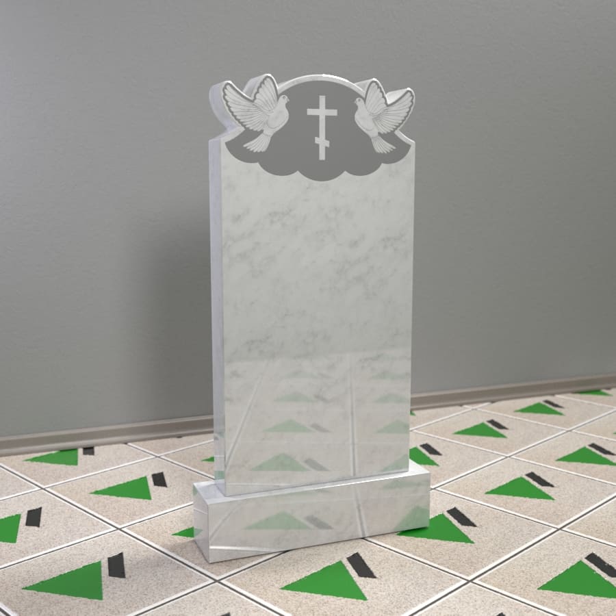 Памятник с голубями № 10417