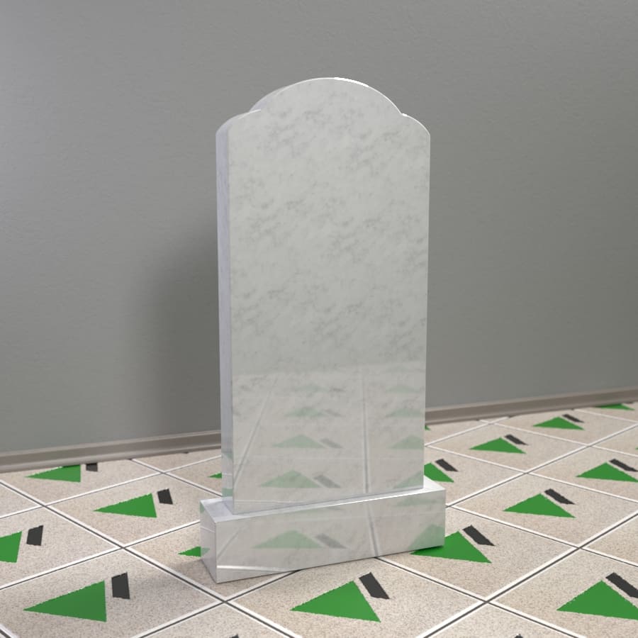 надгробный памятник в форме облаков