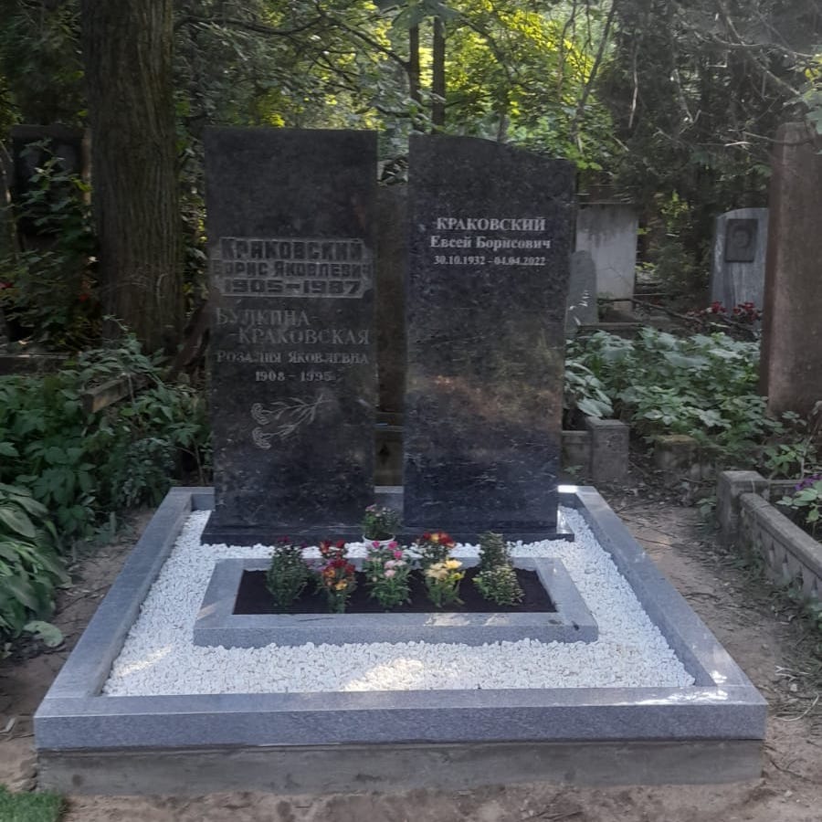 стандартный цветник на могилу