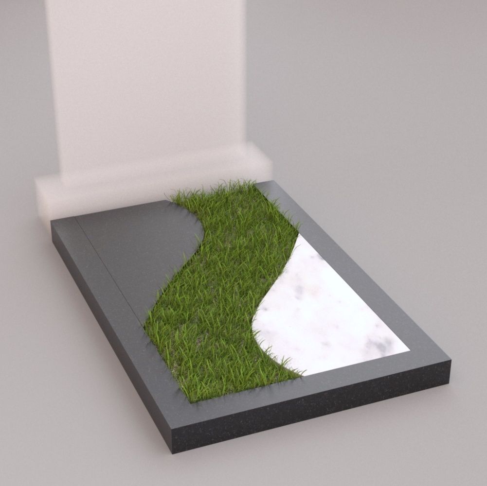 Цветник из гранита 81036