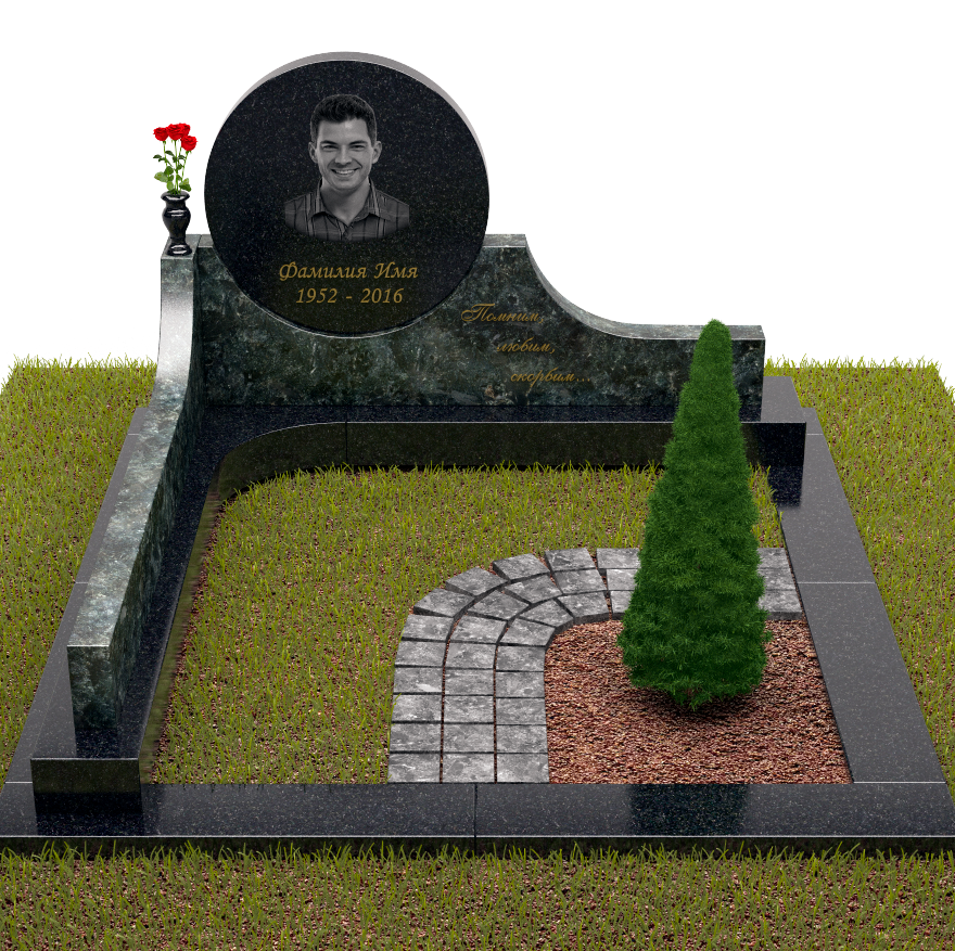 Красивый комплекс на могилу