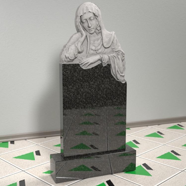 Памятник с ангелом скорбящим