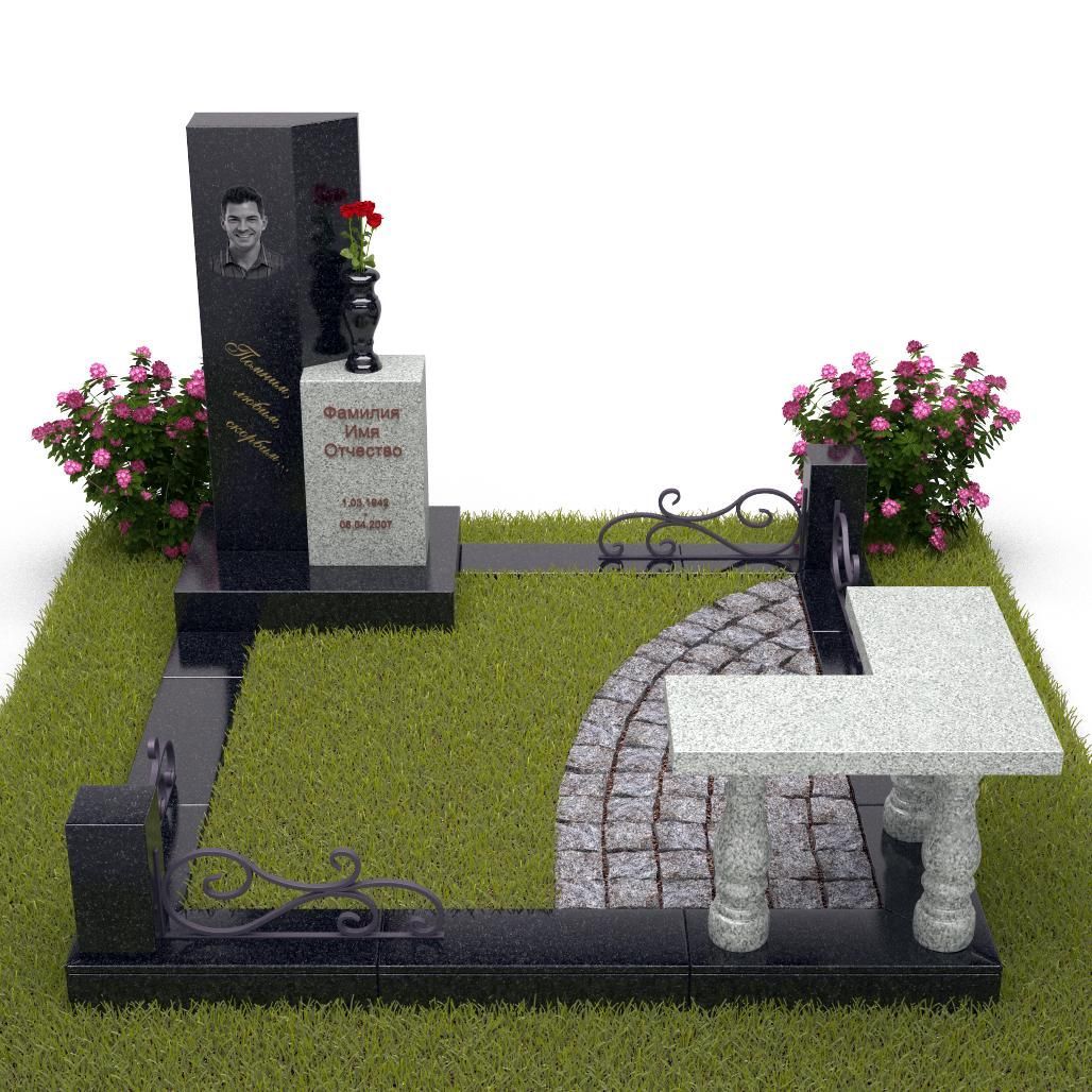 Комплекс комбинированный с брусчаткой