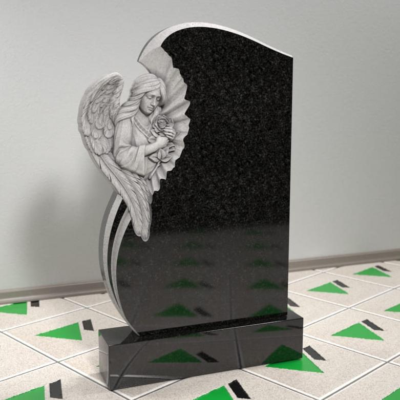 Памятник с ангелом на могилу 14121