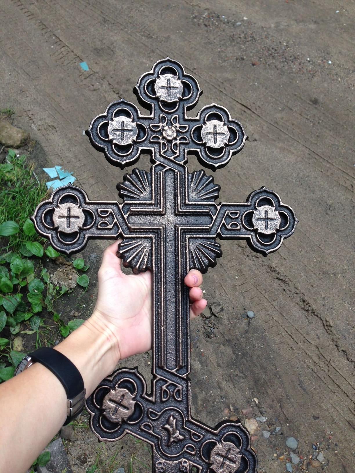 Крест из чугуна для памятника 83010