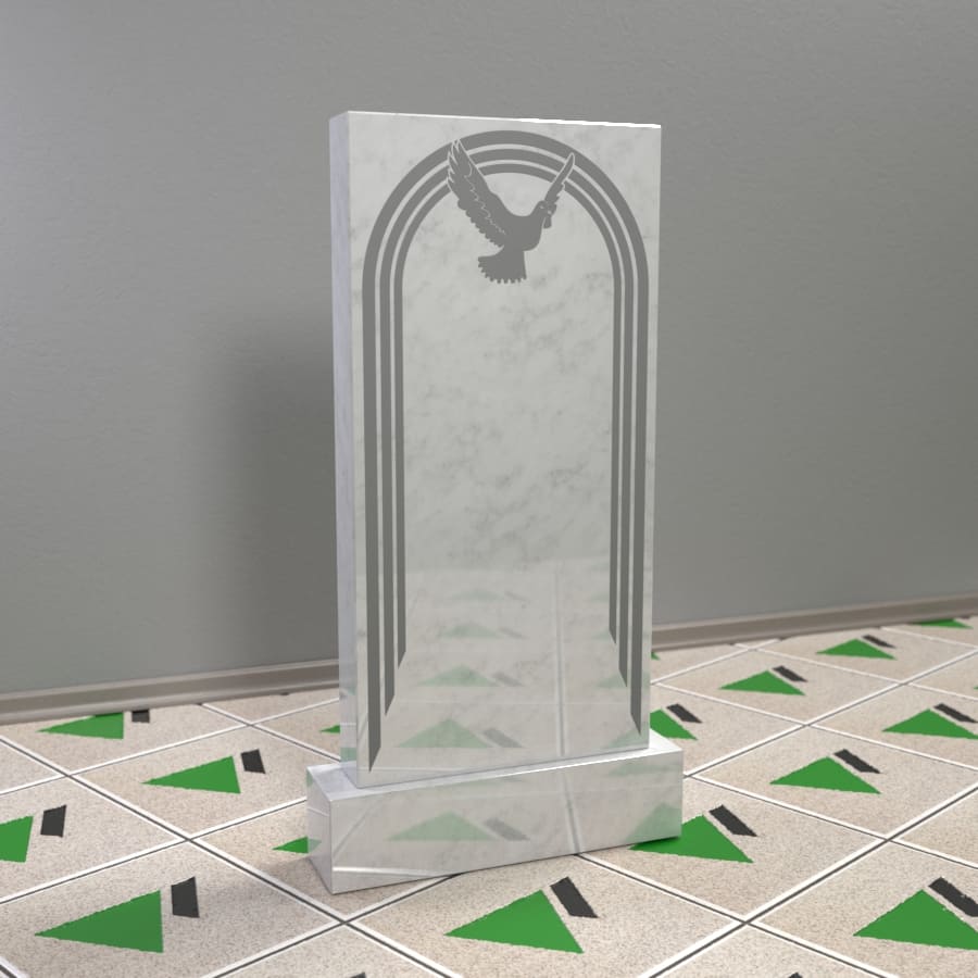 Памятник с голубем из гранита 10003