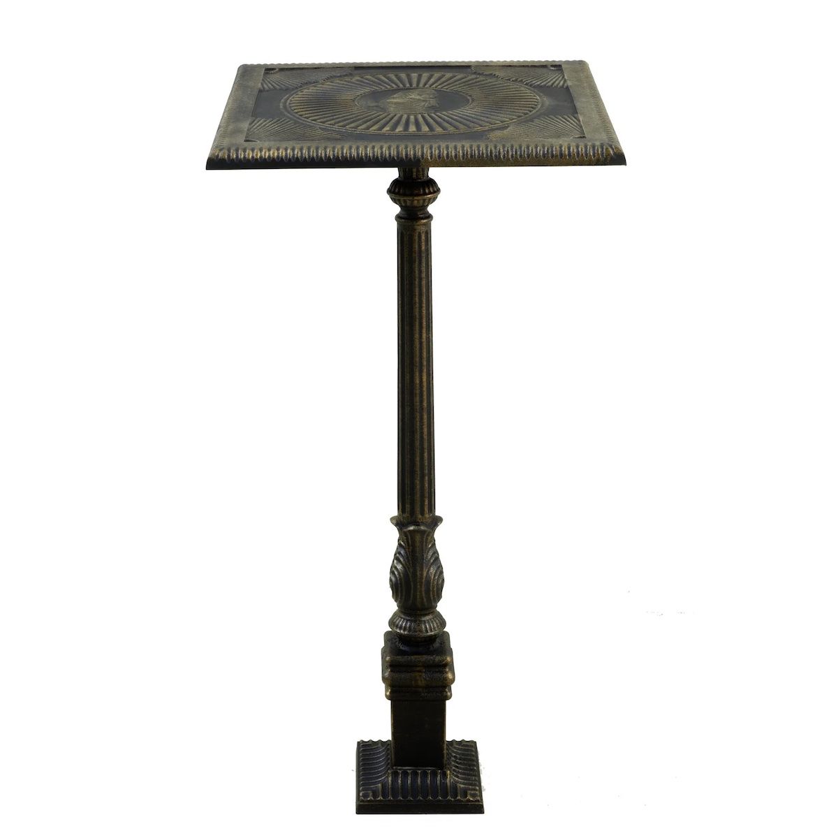 Столик квадратный чугунный на могилу 82963