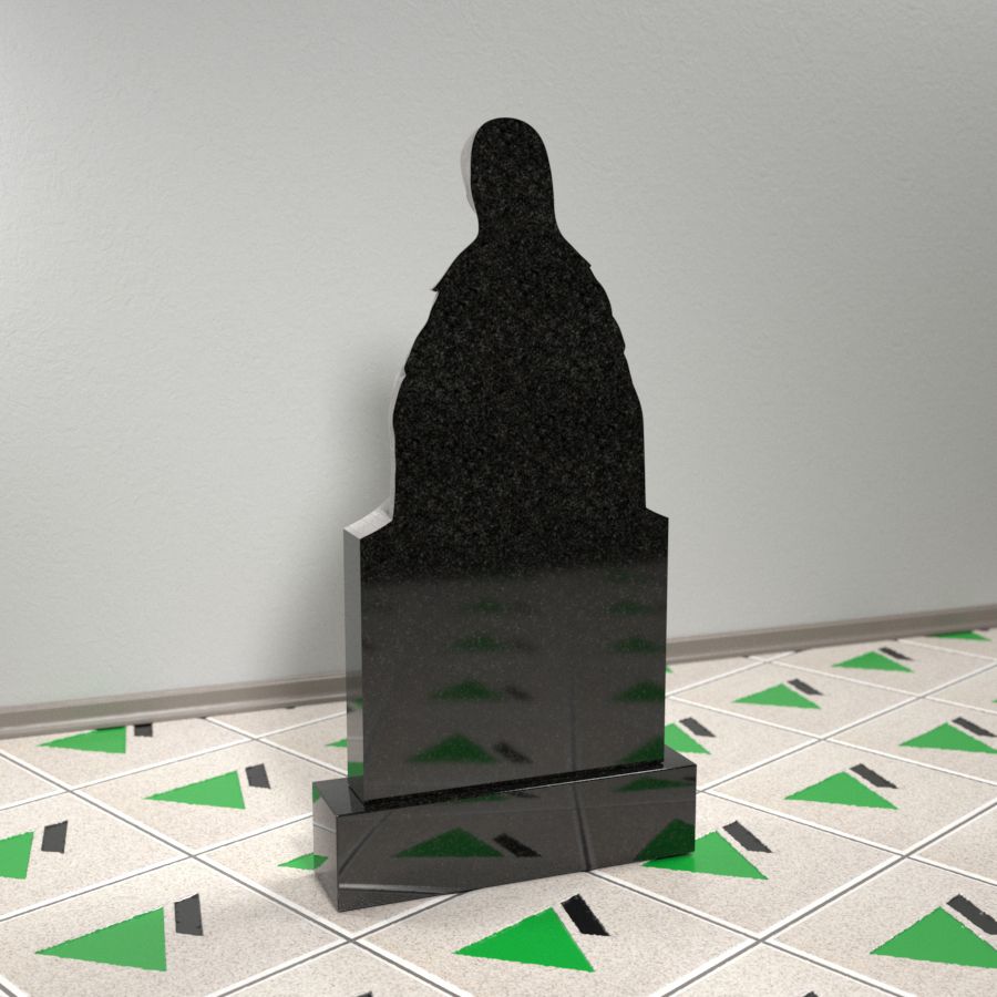 Памятник со скорбящей на могилу 14206