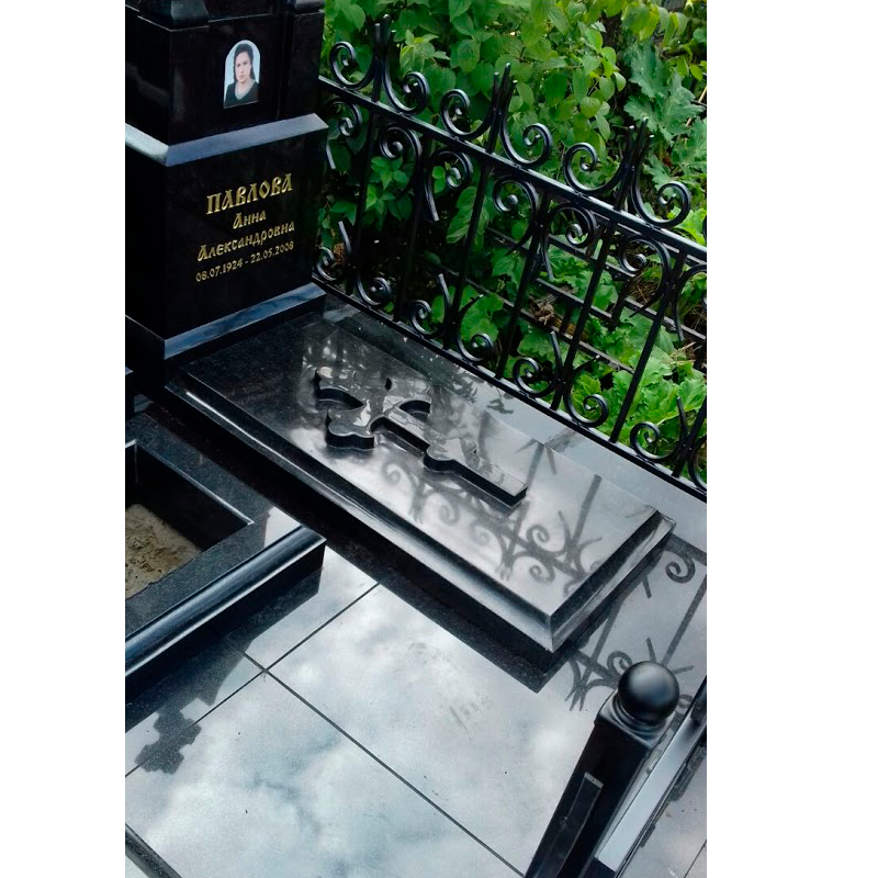 надгробная плита с крестом для памятника