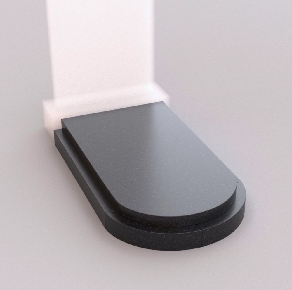 Надгробная плита из гранита на могилу