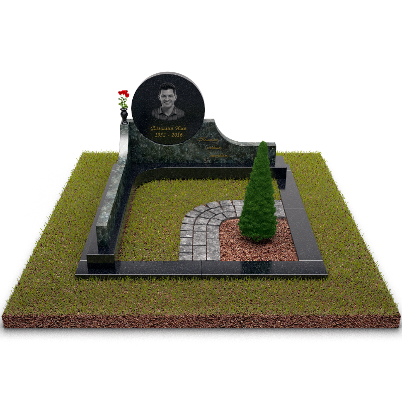 Красивый комплекс на могилу