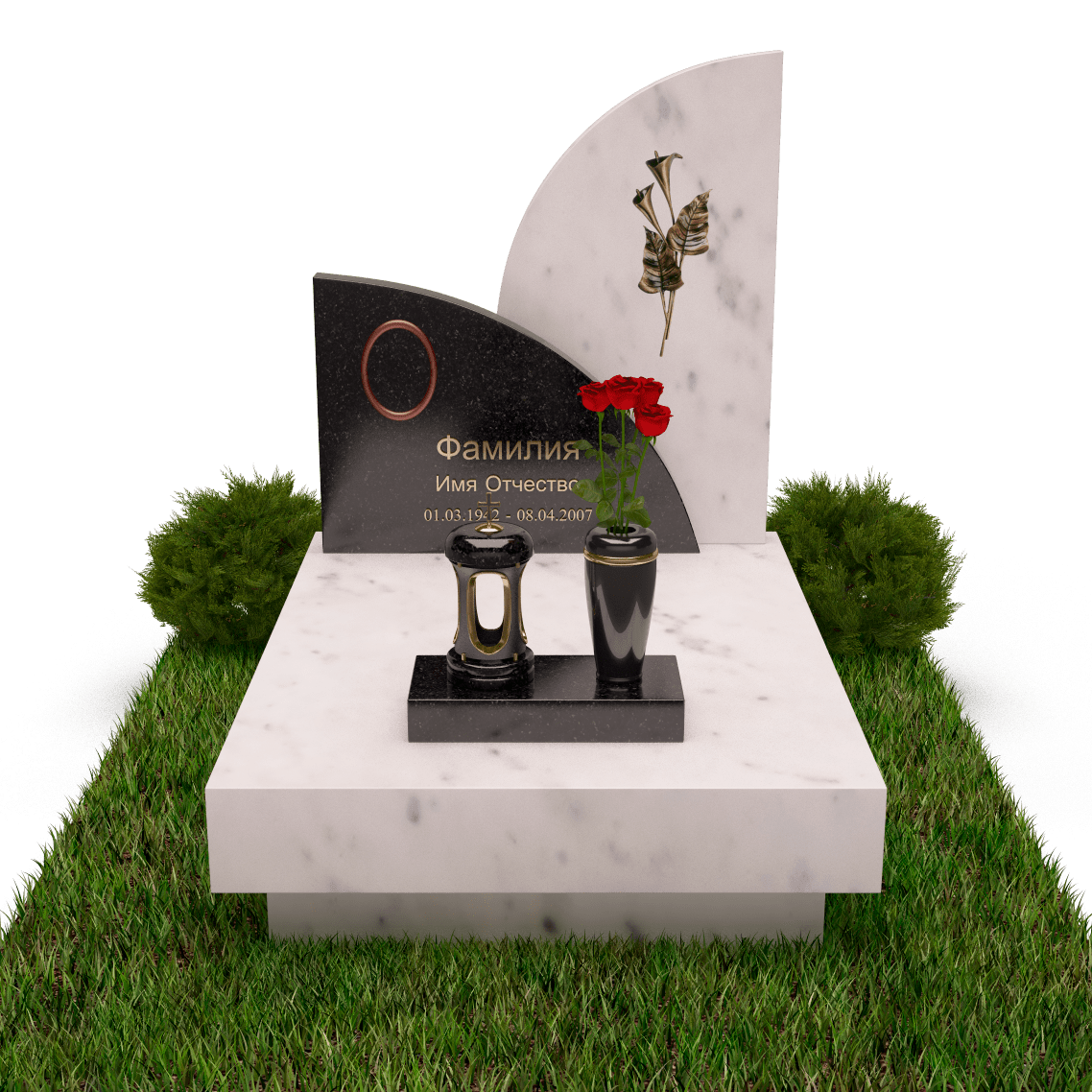 Европейский комплекс из гранита и мрамора