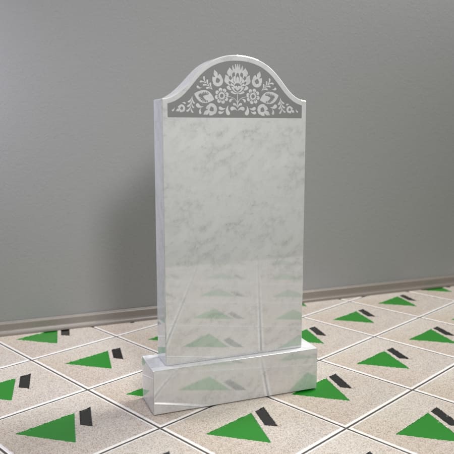 памятник c цветами на могилу