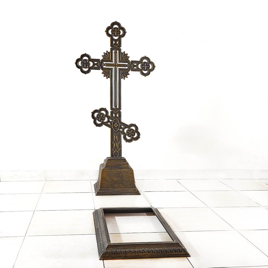 Цветник на могилу из чугуна 82983