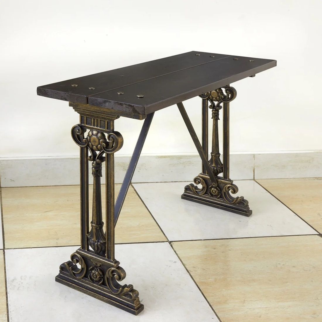 Скамейка на могилу чугунная