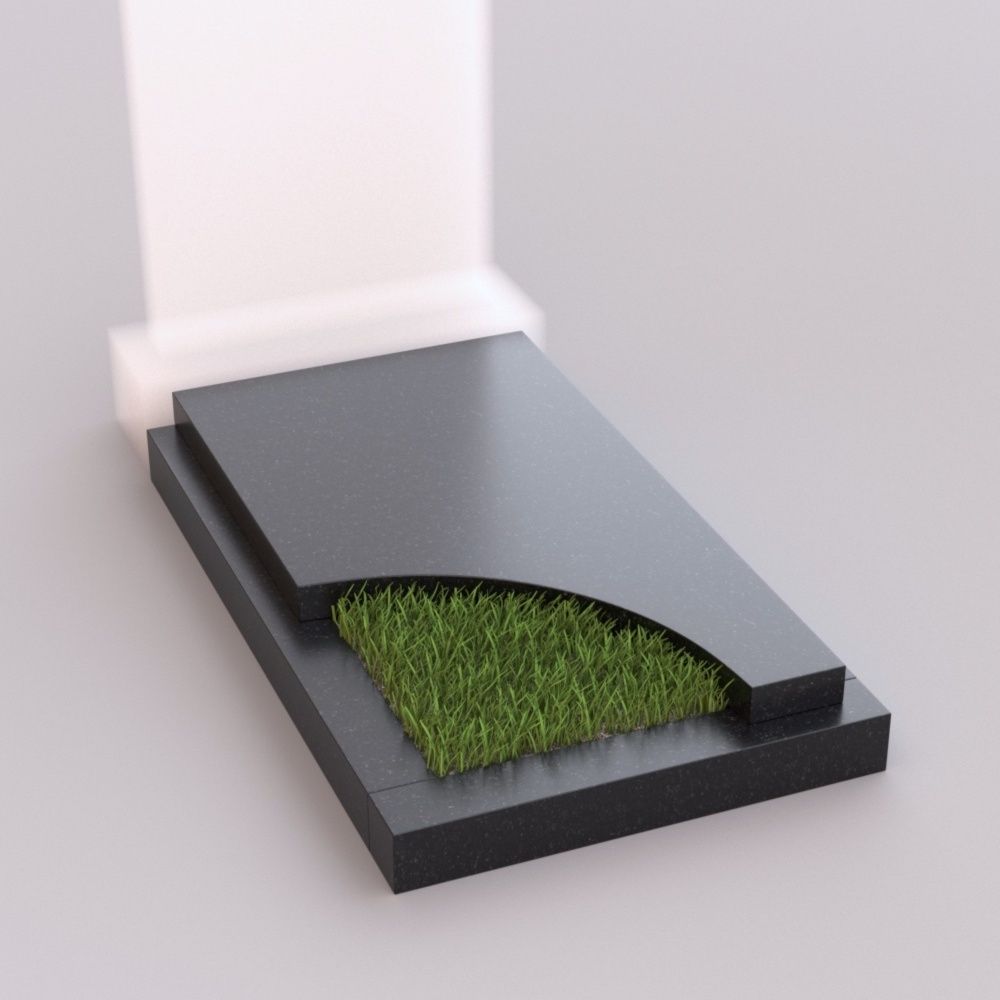 Цветочница 81017 с надгробной плитой