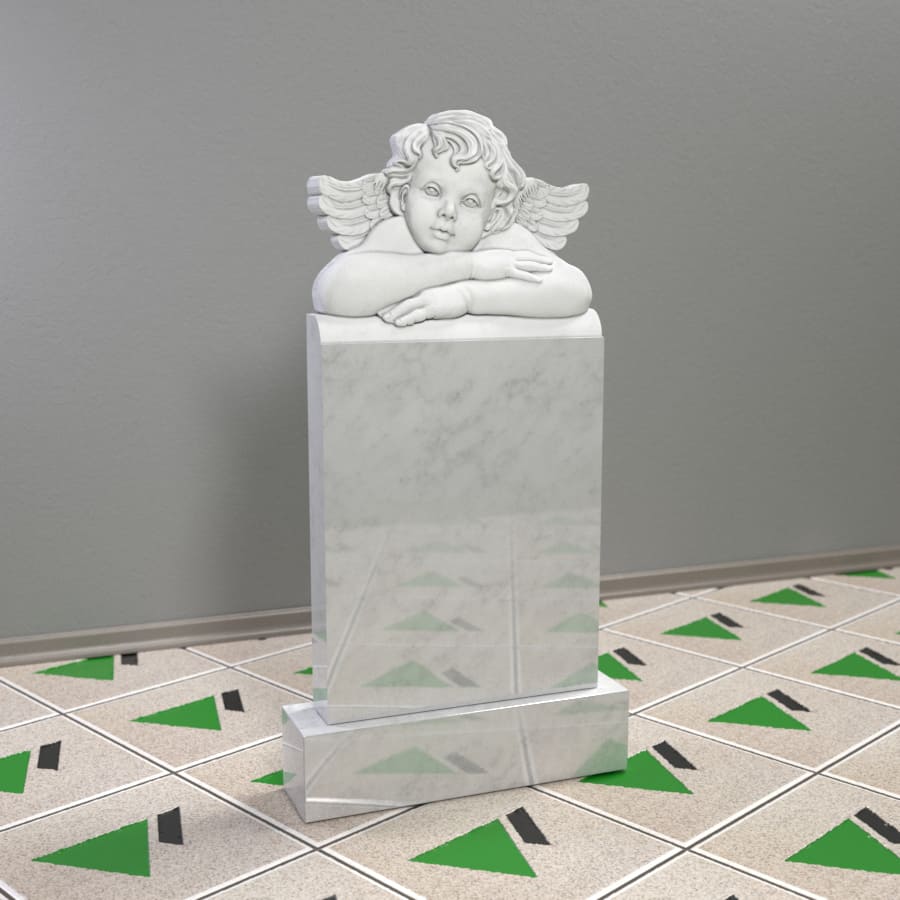 Ангелок на могилу памятник 13911