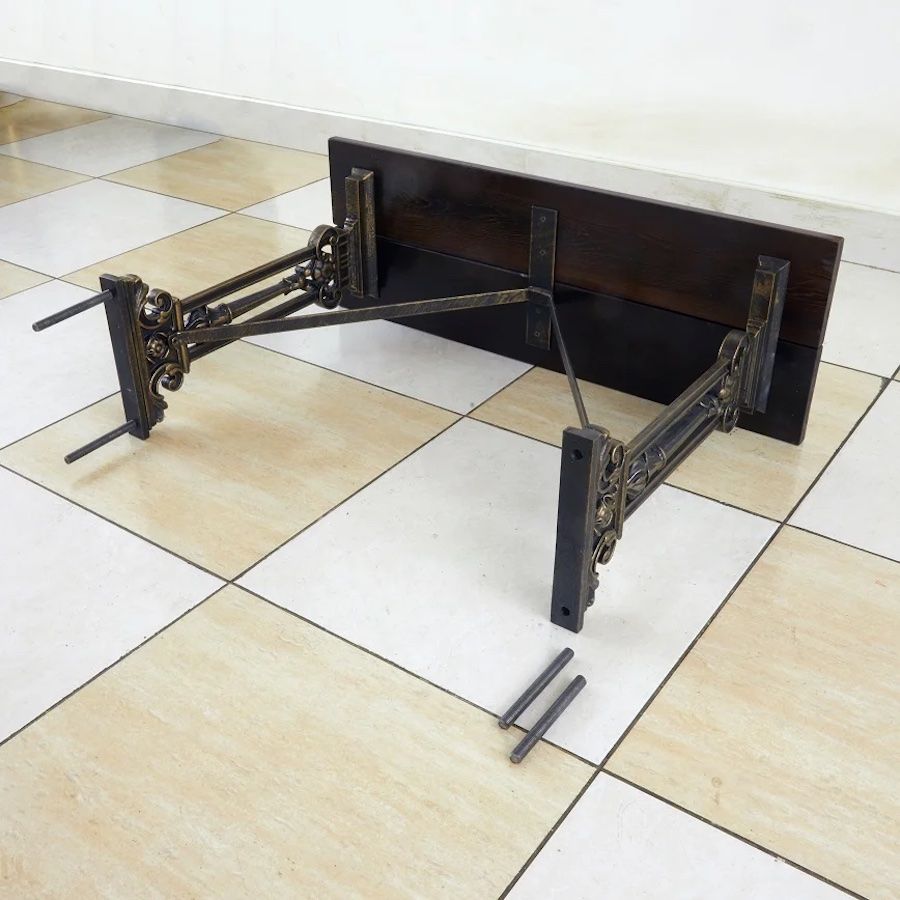 Скамейка на могилу чугунная