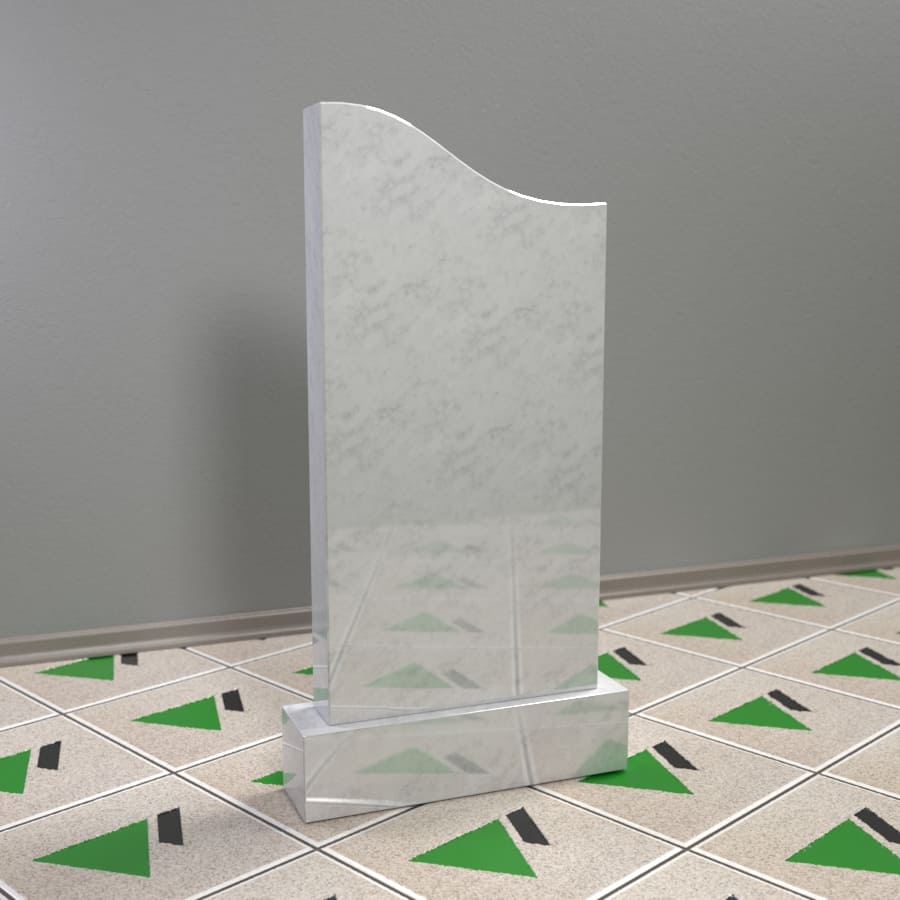 памятник надгробный волной