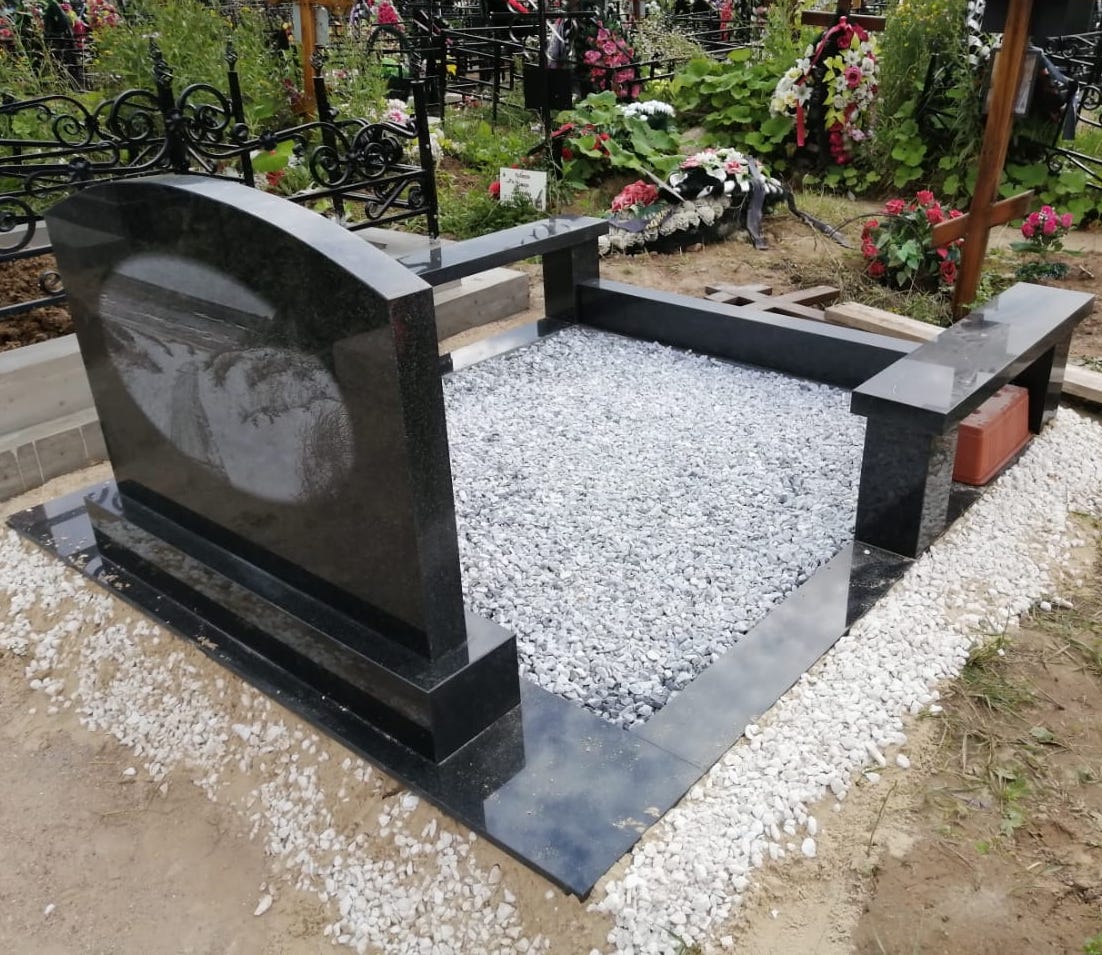 горизонтальное надгробие 15200