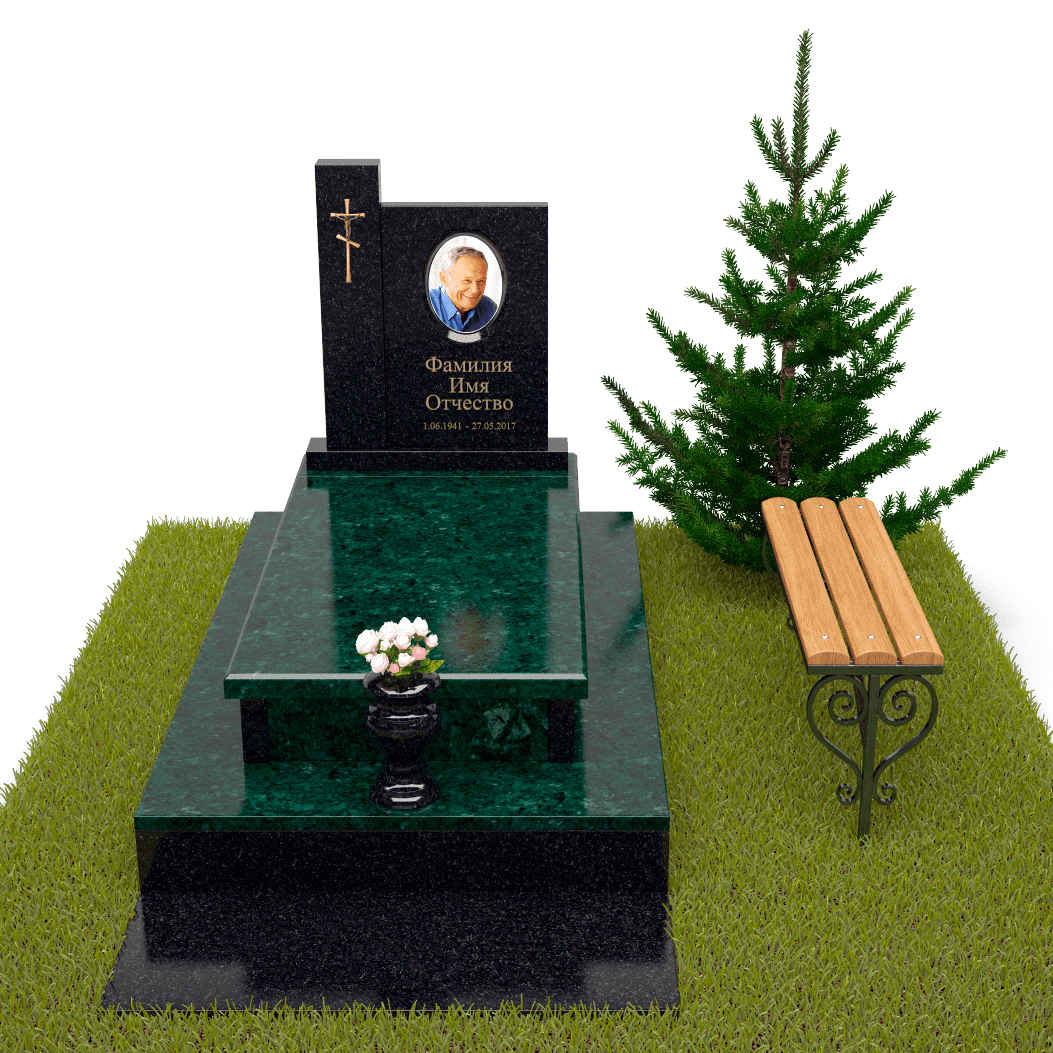 Итальянский памятник из змеевика