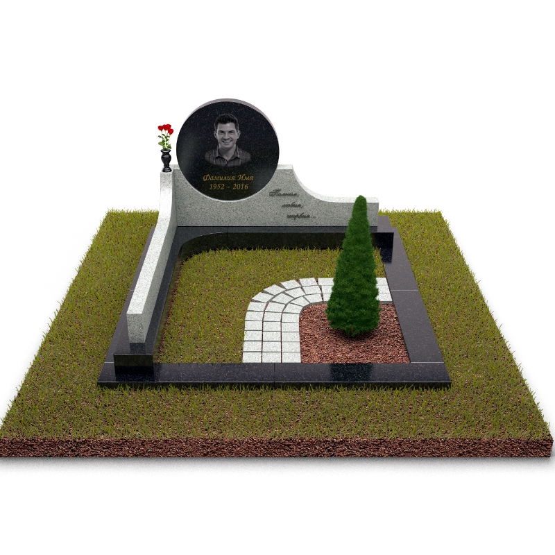 Красивый комплекс на могилу