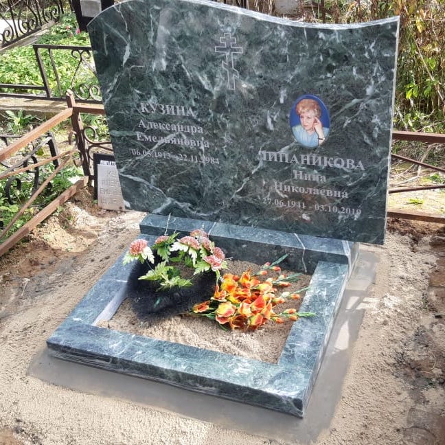 памятник горизонтальный волна 15202