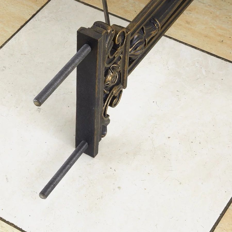 Скамейка на могилу чугунная