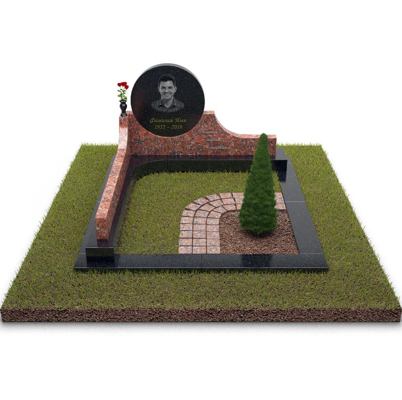 Красивый комплекс на могилу