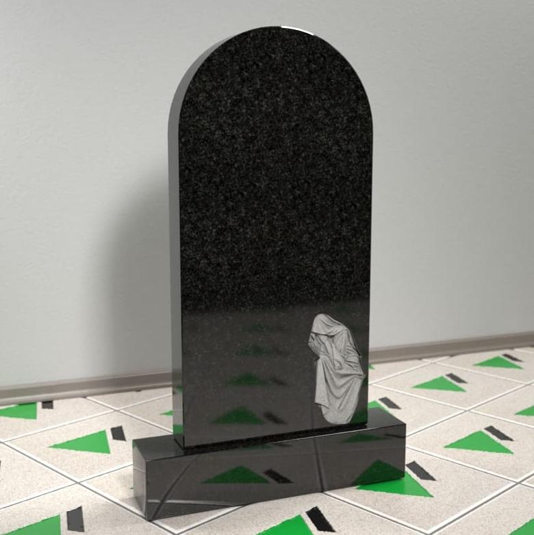 Памятник со скорбящей на могилу 13029