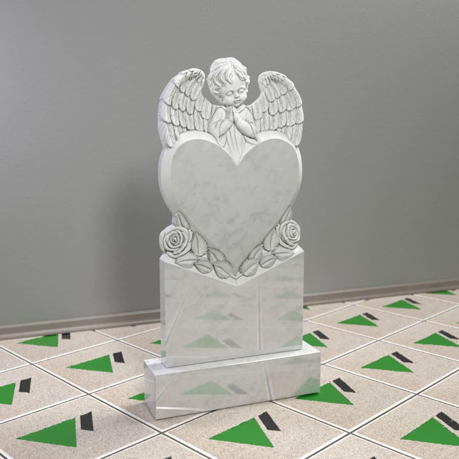 Памятник с ангелом детский 13930