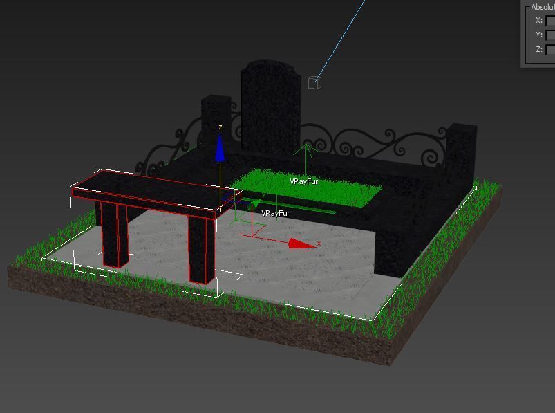 Проектирование мемориального комплекса в 3д-макс