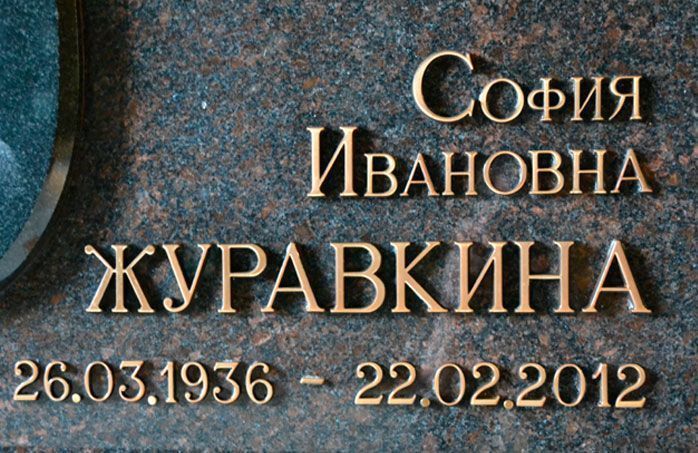 Буквы из бронзы на памятник