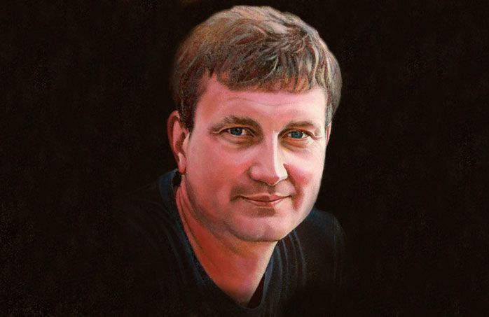 Цветной портрет мужчины