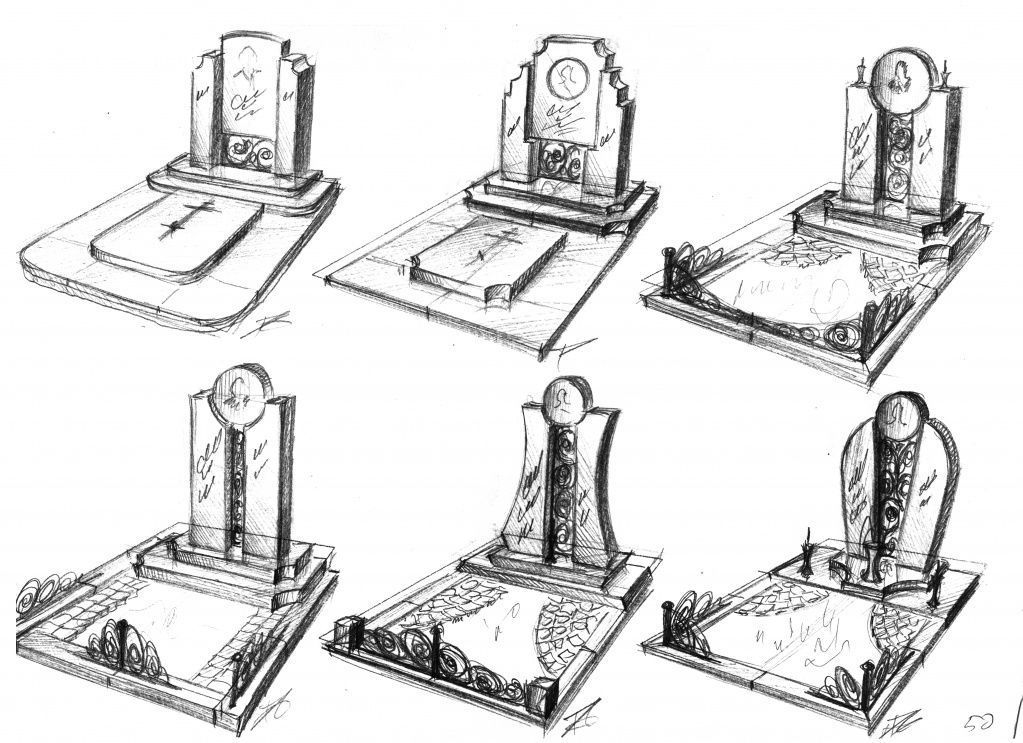 проекты памятников чертежи памятников