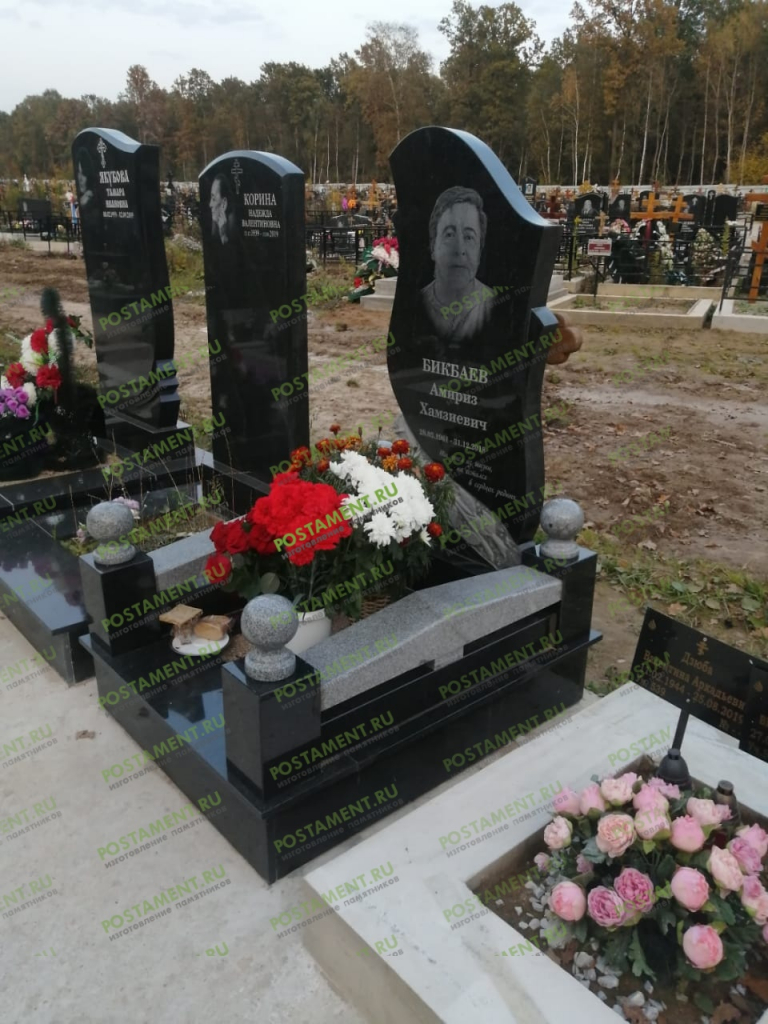 Памятник под захоронение на участок 110х80 Памятник под захоронение урны
