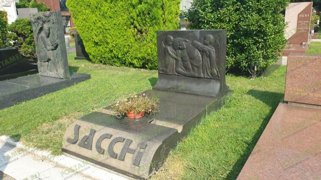 Бронзовый барельеф на итальянском памятнике Бронзовый барельеф на итальянском памятнике