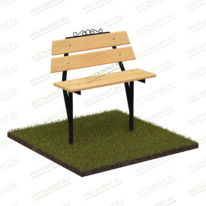 Лавка деревянная 50104 для оформления могилы