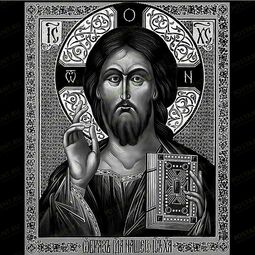 Икона Иисус Христос на памятник