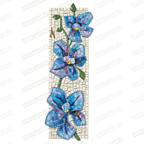 Мозаика с цветами на памятник 82606