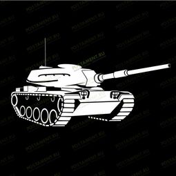Гравировка танка на памятник
